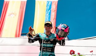 David Alonso subió al podio en Austria y ascendió puestos en la general
