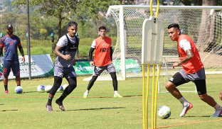 Jaime Peralta, Lucas Ríos y Mauricio Duarte, Cúcuta Deportivo. 