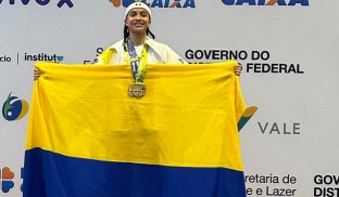 Valeria Moreno Montoya de 16 años logró un nuevo título internacional.