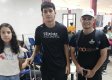 Luciana Contreras, Juan Diego Omaña y Miguel Cabrera, competían en el WTT Youth Contender Caracas 2026, un torneo de tenis de mesa.
