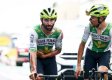 Así arribó a la meta el ciclista antioqueño, tras la fuerte caída en la etapa 12 del Tour.