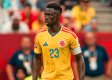 Dávinson Sánchez con la Selección Colombia. 