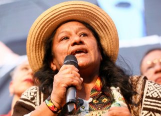 Aída Quilcué. Foto: Colprensa.