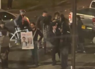 Tensión en Teusaquillo: manifestantes protestaron frente a sede de campaña de De la Espriella