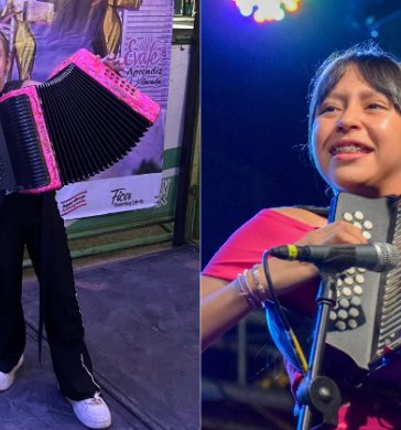 Ana Paula y Allison llevaron el vallenato de Norte hasta Valledupar.