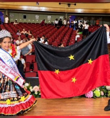Bianca, la pequeña cucuteña que conquistó la corona nacional del folclor.