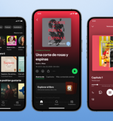 Audiolibros Spotify.