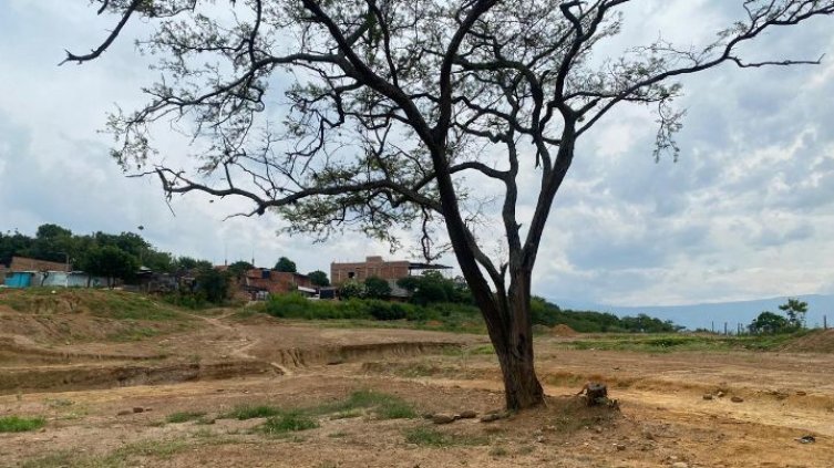 El cuerpo de Nicolás Moncada Ocampo fue hallado en un lote baldío.   / Foto: Nicolás Mojica.