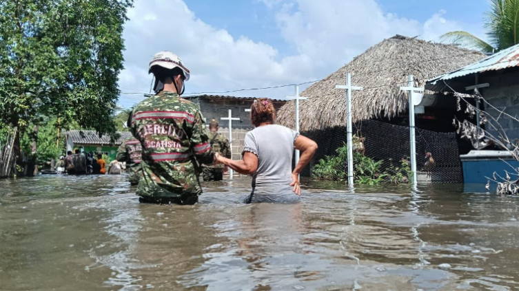 Inundaciones en Córdoba por ola invernal. 