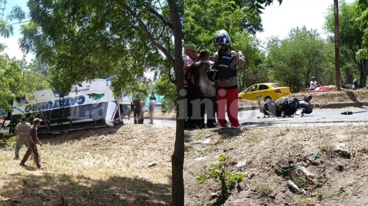 Accidente cerca a la Cárcel Modelo, Cúcuta.