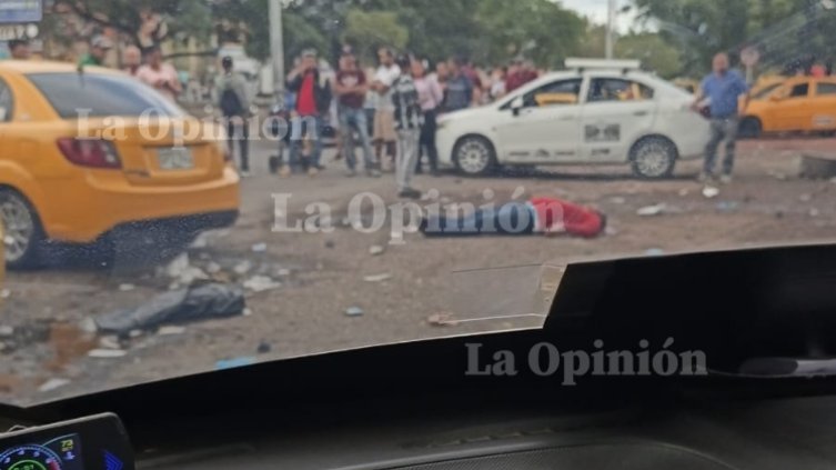 Hombre fue baleado en La Parada, Villa del Rosario: Foto: Cortesía.