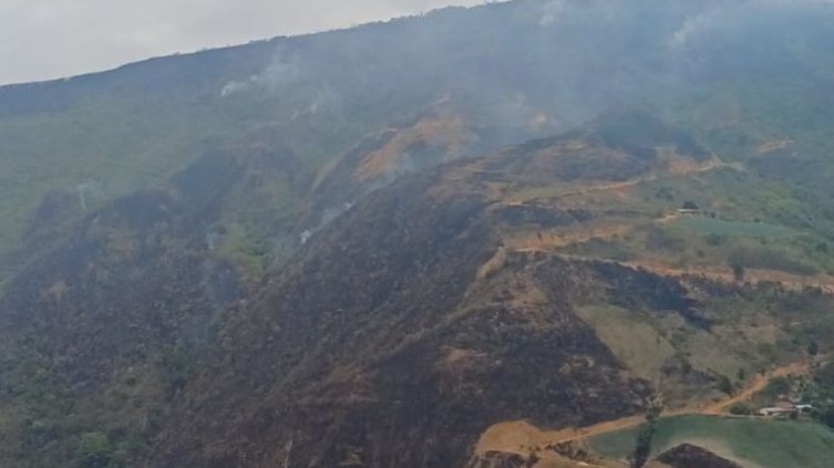 En la provincia de Ocaña se prenden las alarmas por los incendios forestales.