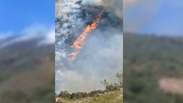 Incendio en La Playa de Belén