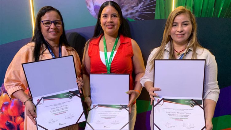 Mujeres del Catatumbo se alzaron con dos galardones y un segundo puesto del Premio a la Mujer Palmera 2026