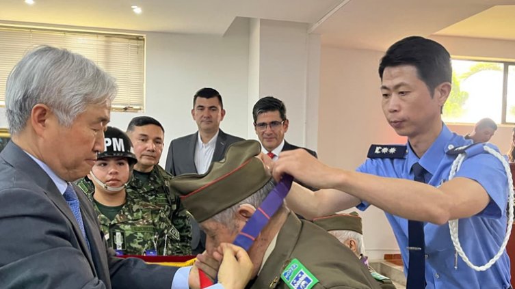 Veteranos santandereanos de la Guerra de Corea recibieron homenaje en Bucaramanga