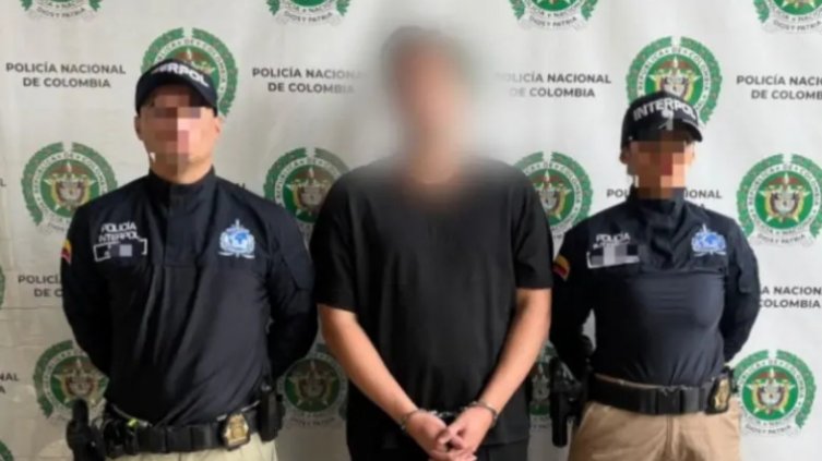 Mexicano capturado por fraude en Antioquia. Foto: Policía Nacional. El Colombiano.