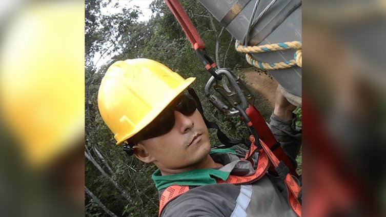 Trabajador-de-Cens-víctima-de-una-mina. Foto: redes sociales.