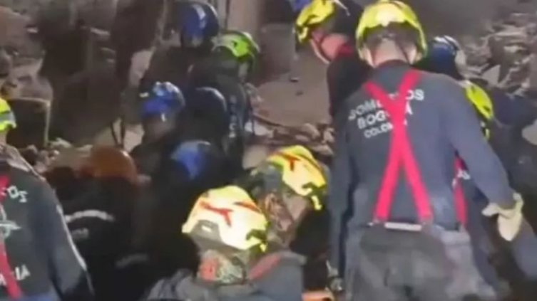 Rescate en Cali, terremoto. Foto: captura redes sociales.
