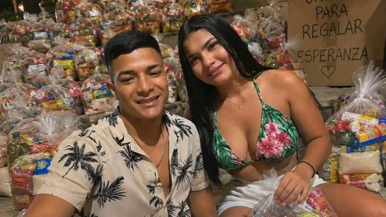 Bendito-Menor-y-su-pareja. Foto: Redes sociales.