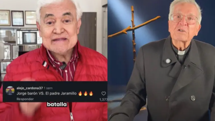 Jorge Barón vs padre Jaramillo.