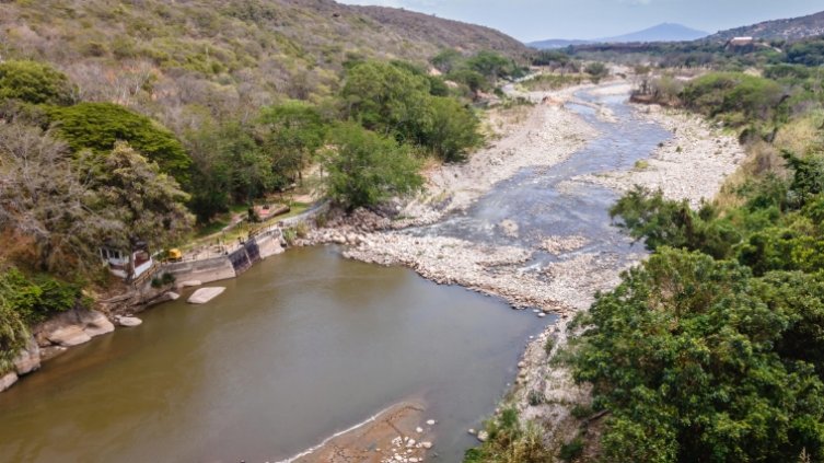 Río Pamplonita, en alerta naranja. Foto: Cortesía