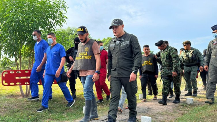 La DEA y el Comando Sur hicieron parte de la operación de rescate, que lideró la fuerza pública. / Foto: cortesía