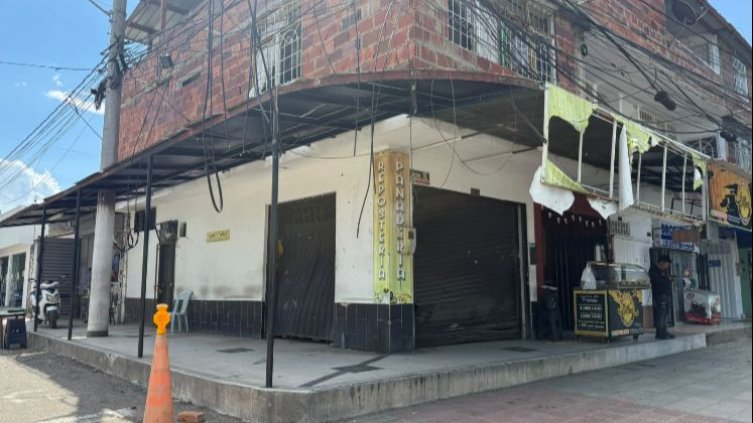 Daños por atentados en Los Patios