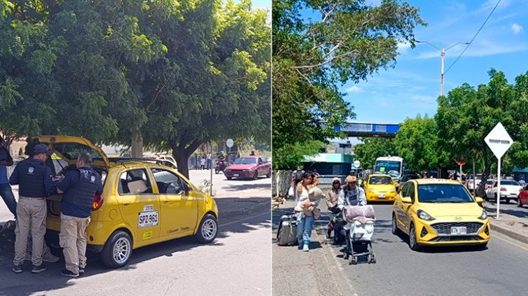 Controles de la DIAN. / Foto: Leonardo Favio Oliveros-La Opinión