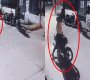 Dos hombres en motocicleta dispararon contra la fachada de una casa y una mujer resultó herida. Todo quedó grabado en varios videos.