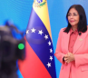 Delcy Rodríguez, presidenta interina de Venezuela. 