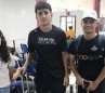 Luciana Contreras, Juan Diego Omaña y Miguel Cabrera, competían en el WTT Youth Contender Caracas 2026, un torneo de tenis de mesa.