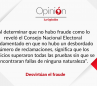 Desvirtúan el fraude