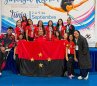 La selección Norte de gimnasia ritmica logró 11 medallas en el Nacional clasificatorio al Suramericano de Medellín.