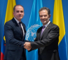 El canciller Omar Bula Escobar se reunió con el representante regional de UNODC para la Región Andina y el Cono Sur, Ama...