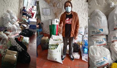 Ganó la solidaridad de los cucuteños: abuelos de la Fundación Hogar de la Esperanza recibieron ayudas 