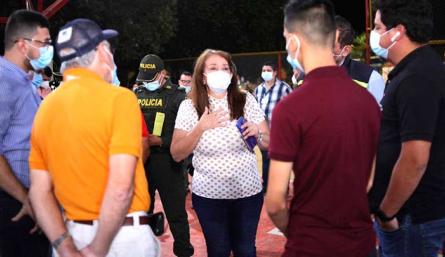 La alcaldía llegó a El Escobal a brindar atención a sus problemas./Foto Cortesía