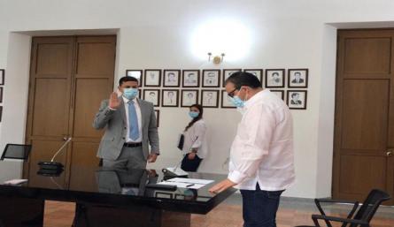  Jhan Piero Rojas Suárez, quien tomó posesión ante el Gobernador de Norte de Santander. /FOTO: Cortesía