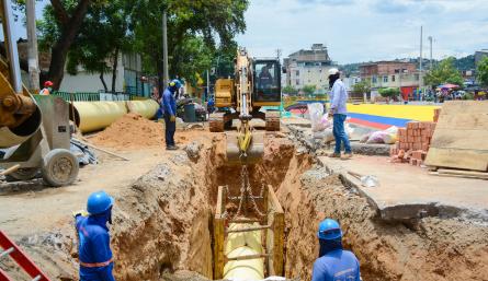 Aguas Kpital es la encargada de estos trabajos. / Foto: Aguas Kpital