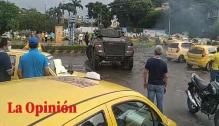 Las autoridades hicieron presencia en estas protestas./Foto: La Opinión