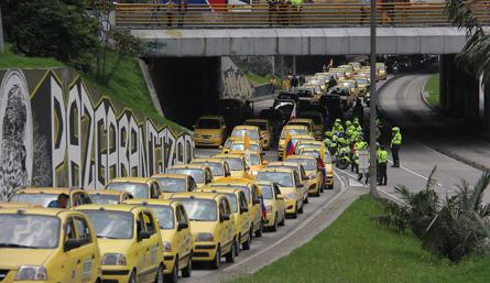 Paro nacional de taxistas