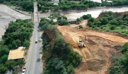 Desde ayer se iniciaron los trabajos del nuevo puente Mariano Ospina/.Foto Cortesía