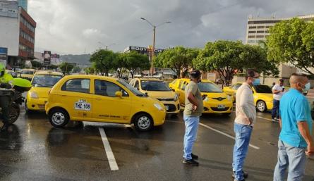 EnVivo | Taxistas bloquearon la diagonal Santander de Cúcuta./Foto: La Opinión