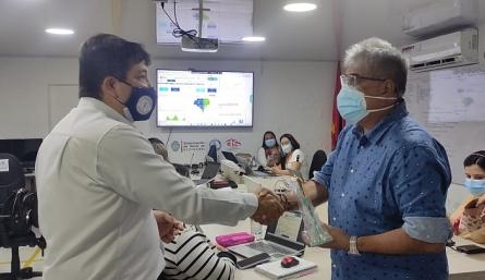 Carlos Martínez, secretario de Salud, recibió este premio./Foto: cortesía