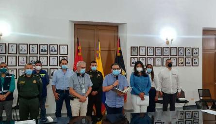 El Gobierno Nacional y las autoridades regionales analizaron la situación de orden público de Tibú/Foto Cortesía
