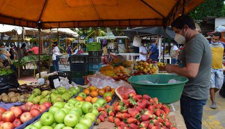 El mercado va a siete sectores distintos cada día de la semana./Foto Laura Serrao