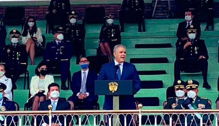 El presidente Iván Duque dio a conocer cómo se hará la reforma de la Policía./Foto Colprensa