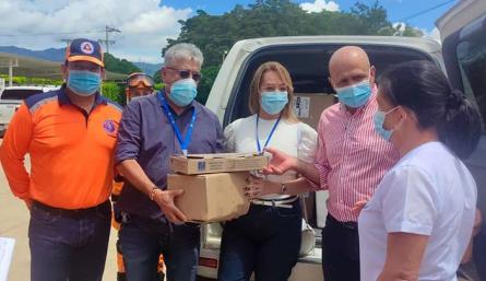 El fin de semana se empezó a  vacunar a la población del Catatumbo./Foto CORTESÍA