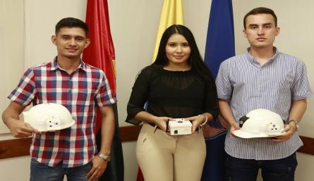 Luis Manuel Jaimes Silva, de 21 años; Brayan Manuel Rodríguez Cárdenas, de 22; y Lenis Katherine Díaz Rivera, de 24./Foto: Juan Pablo Cohen - La Opinión