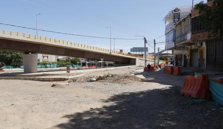 En enero de 2019 la obra intersección vial Cuatro Vientos comenzó su construcción con una inversión de $31.900 millones y la ejecución se proyectó para 14 meses, a la fecha no se ha terminado.  /Foto: Luis Alfredo Estévez/ La Opinión 