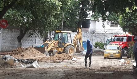 En Guaimaral reportan daño en tubería de gas por labores de empresa de agua./Foto: La Opinión